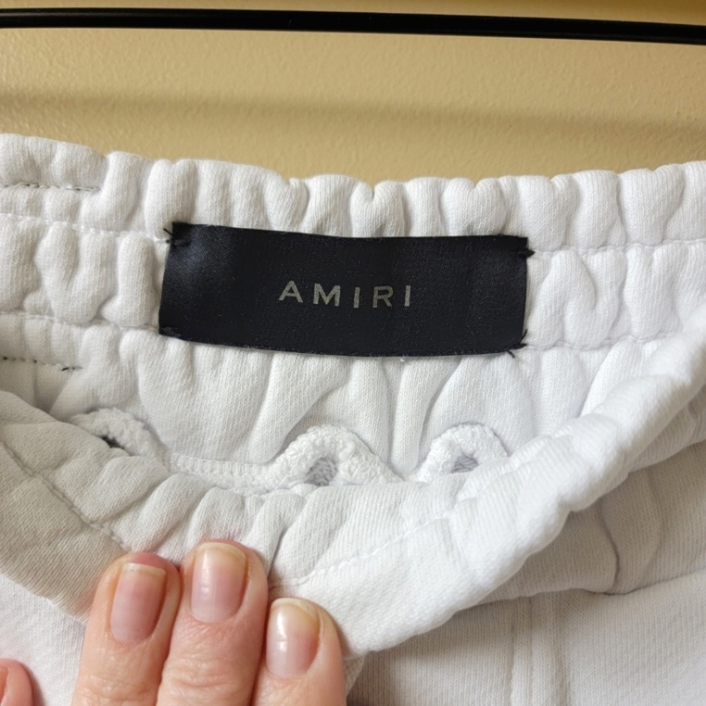 Amiri NWOT M.A. Logo Short XS White - Picture 5 of 13